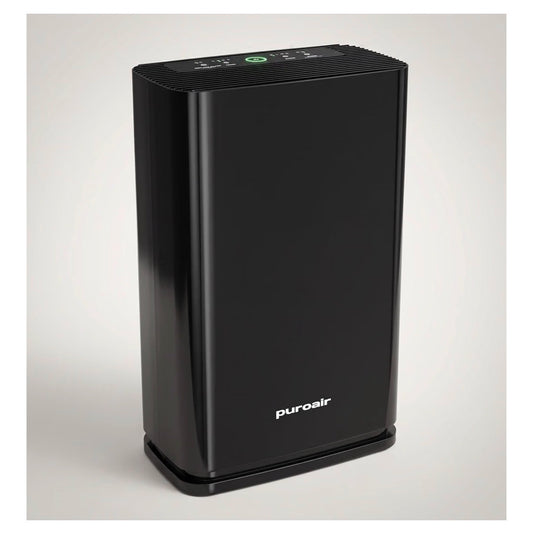 PuroAir 400 HEPA Air Purifiers for Home Large Room with Pet Filter 2,000 Ft. Sq. Large Room Air Purifiers CarbonTech Air Filter for Smoke, Odor, Allergies 500X Stronger Air Quality Sensor, Sleep Mode (Black) (New in Box)