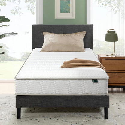 Zinus 6 Inch Foam and Spring Hybrid Mattress, Medium Firm Feel Fiberglass Free, Durable Support, Mattress CertiPUR-US & OEKO-TEX Certified Safe Materials (New in Box)
