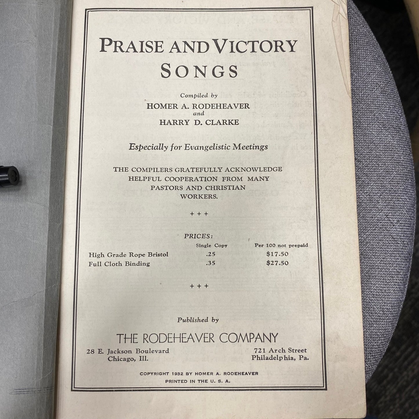 Praise and Victory Songs Songbook