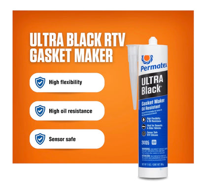 Permatex Ultra Black Gasket Maker 13 oz.