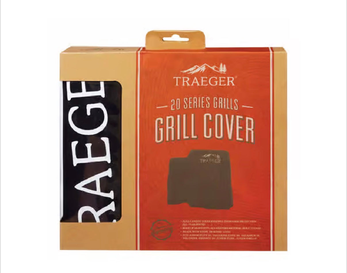 Traeger 20 Series Junior and Tailgater Black Grill Cover