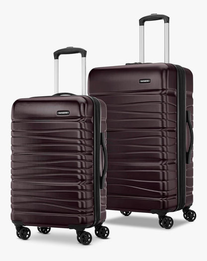 Samsonite Evolve SE Hardside Expandable Luggage with spinners/Cordovan 2PC Set (Carry-on/Medium)