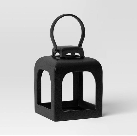 Threshold Tealight Cast Aluminum Lantern Candle Holder