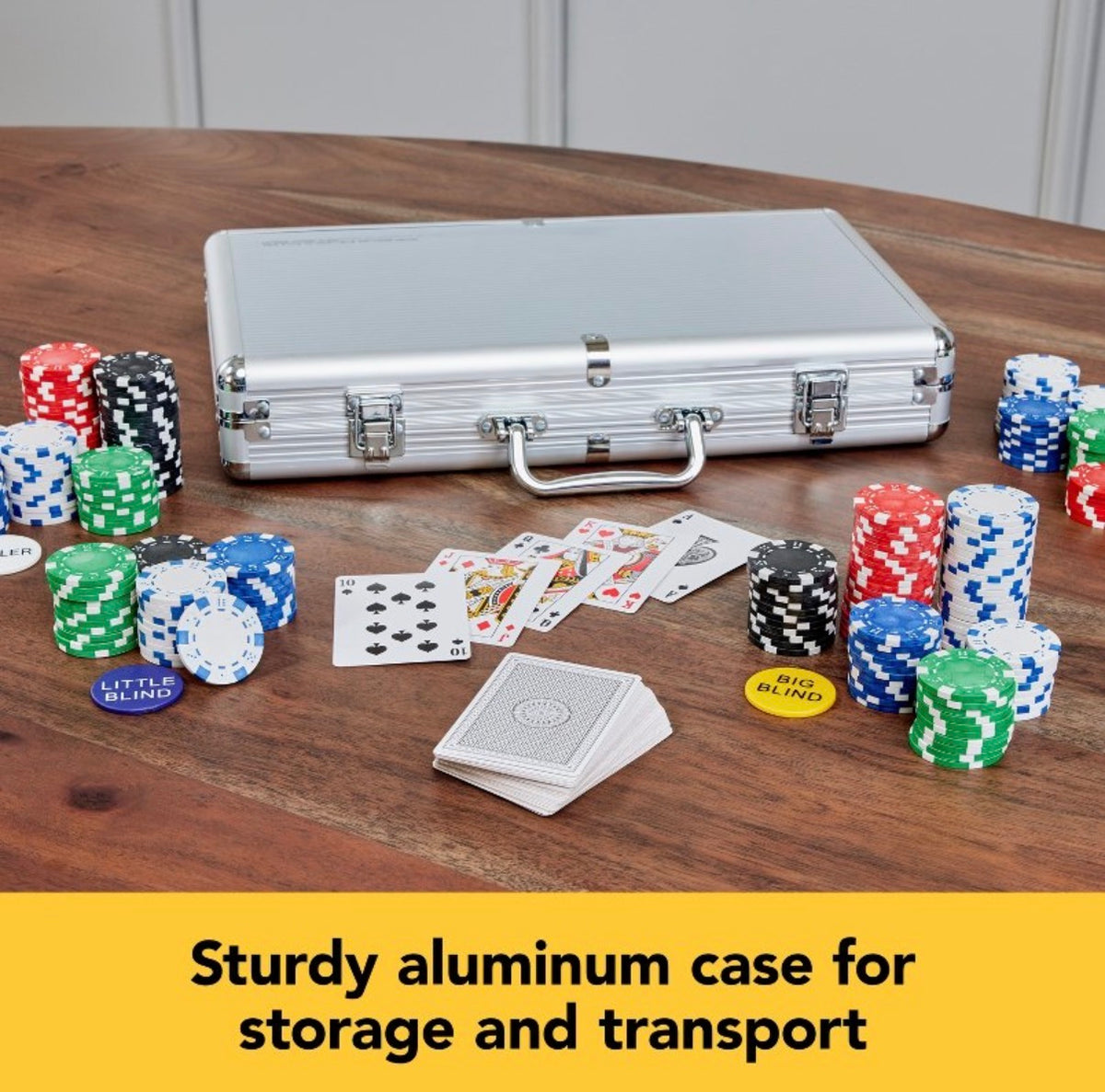 Game Gallery poker Set with Professional Weight Poker Chips 400pc (New in package)
