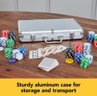 Game Gallery poker Set with Professional Weight Poker Chips 400pc (New in package)