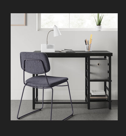 Adjustable Storage Desk (Black) (New in Box) (Assembly Required)