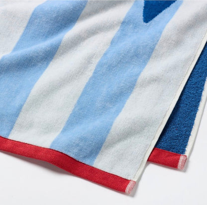 Oversized Nautical Striped Beach Towel - Blue - Room Essentials
