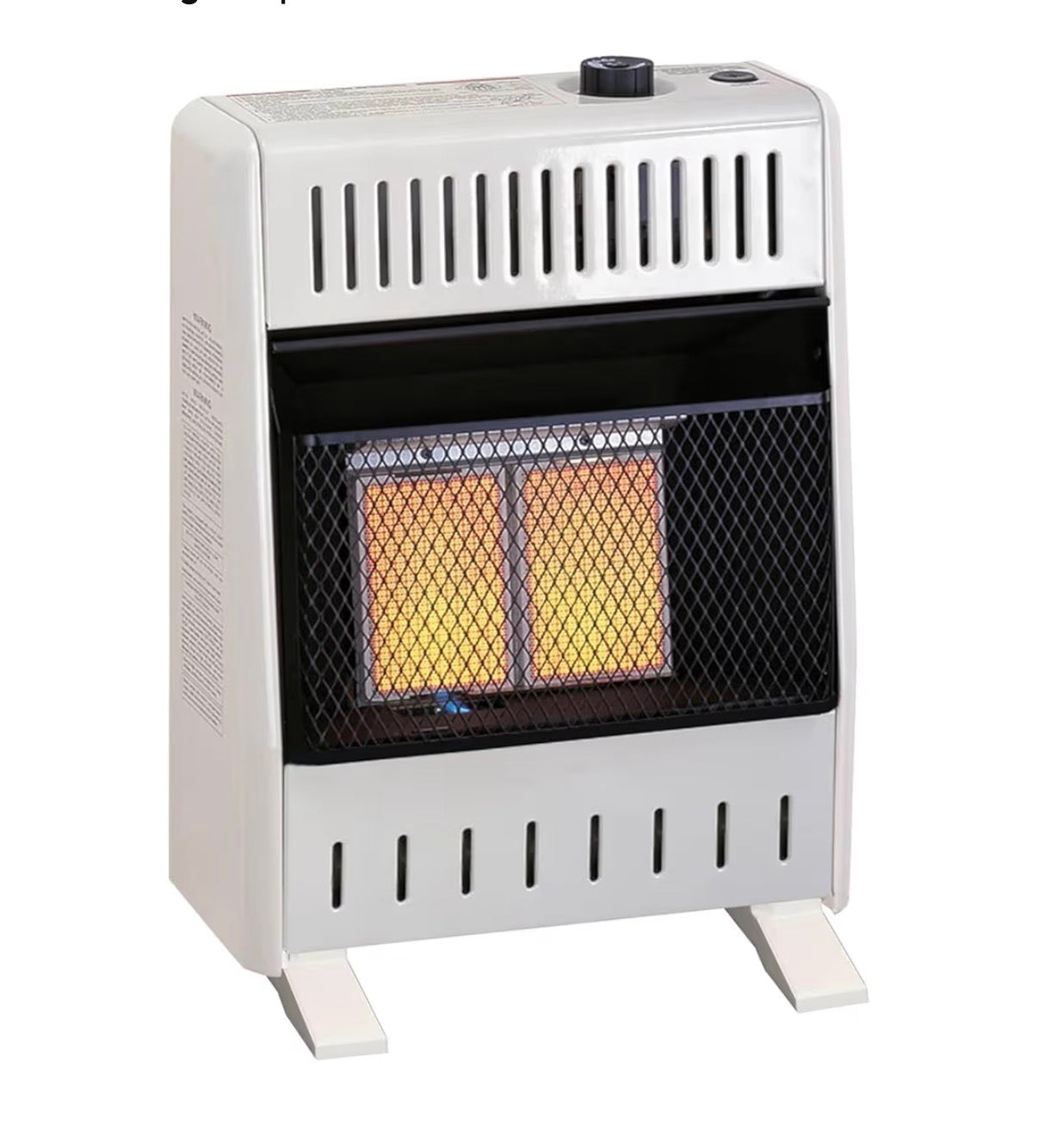 ProCom Heating Liquid Propane Ventless Infrared Plaque Heater with Base Feet