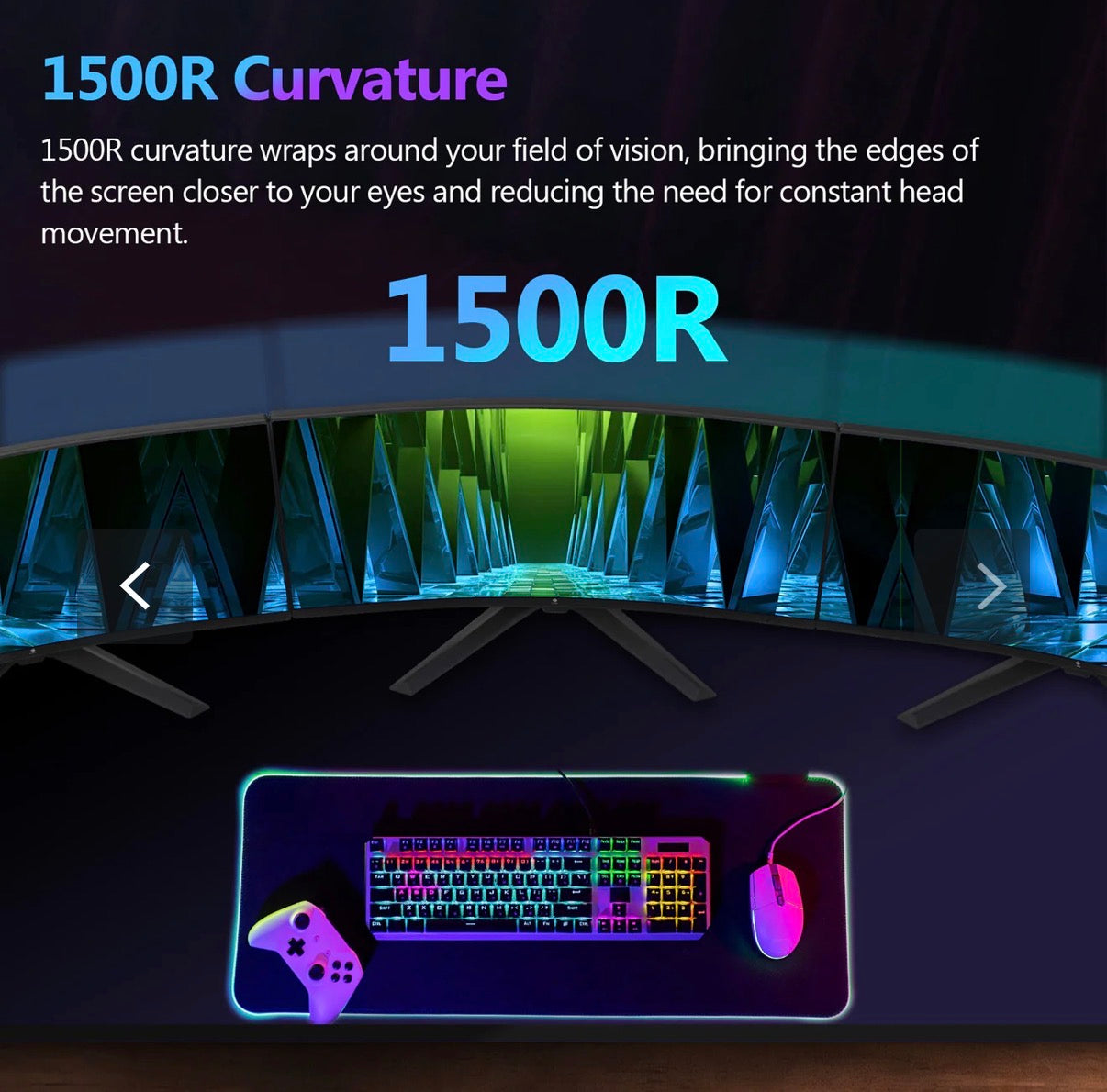 Z-Edge UG27S 27" 300Hz Curved Gaming Monitor