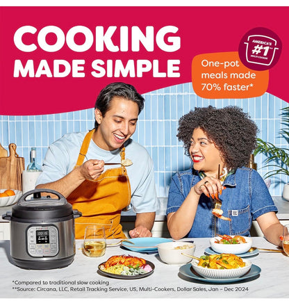 Instant Pot Duo 7-in-1 Mini Electric Pressure Cooker, Slow Rice Cooker, Steamer, Saute, Yogurt Maker, Warmer & Sterilizer Stainless Steel 3 Quart (New in Box)