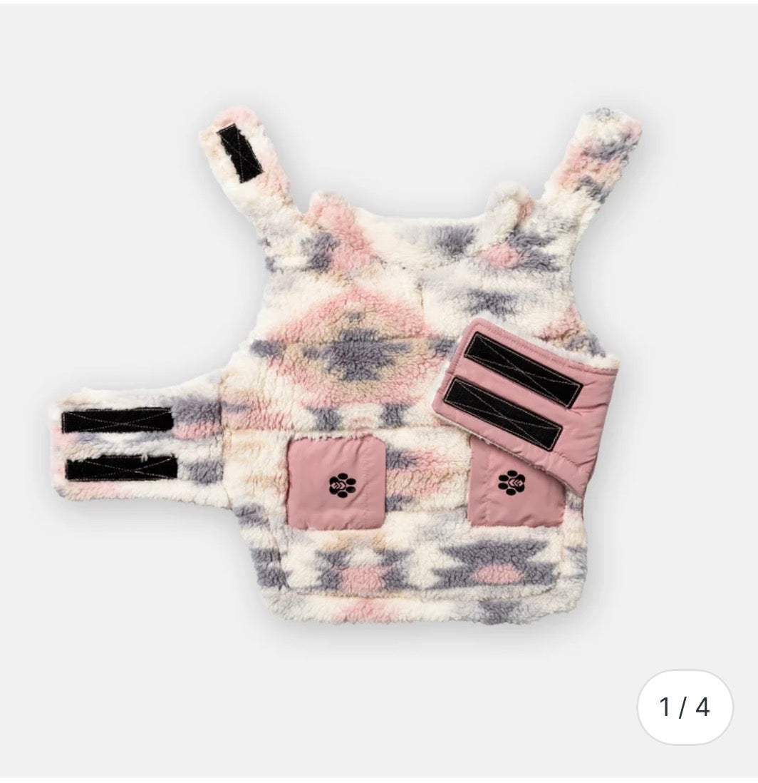 Free Country Pink Clay Dog/Cat Pet Jacket S (New)