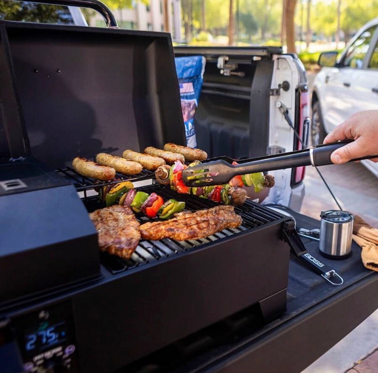 Pit Boss Tabletop Wood and Electric Pellet Grill