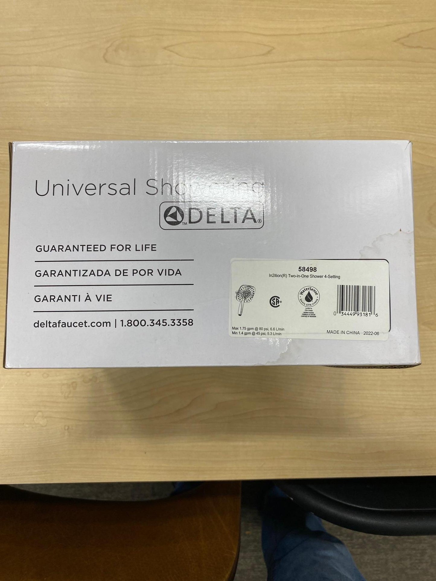 Delta In2ition Shower Head Model:58498 Chrome