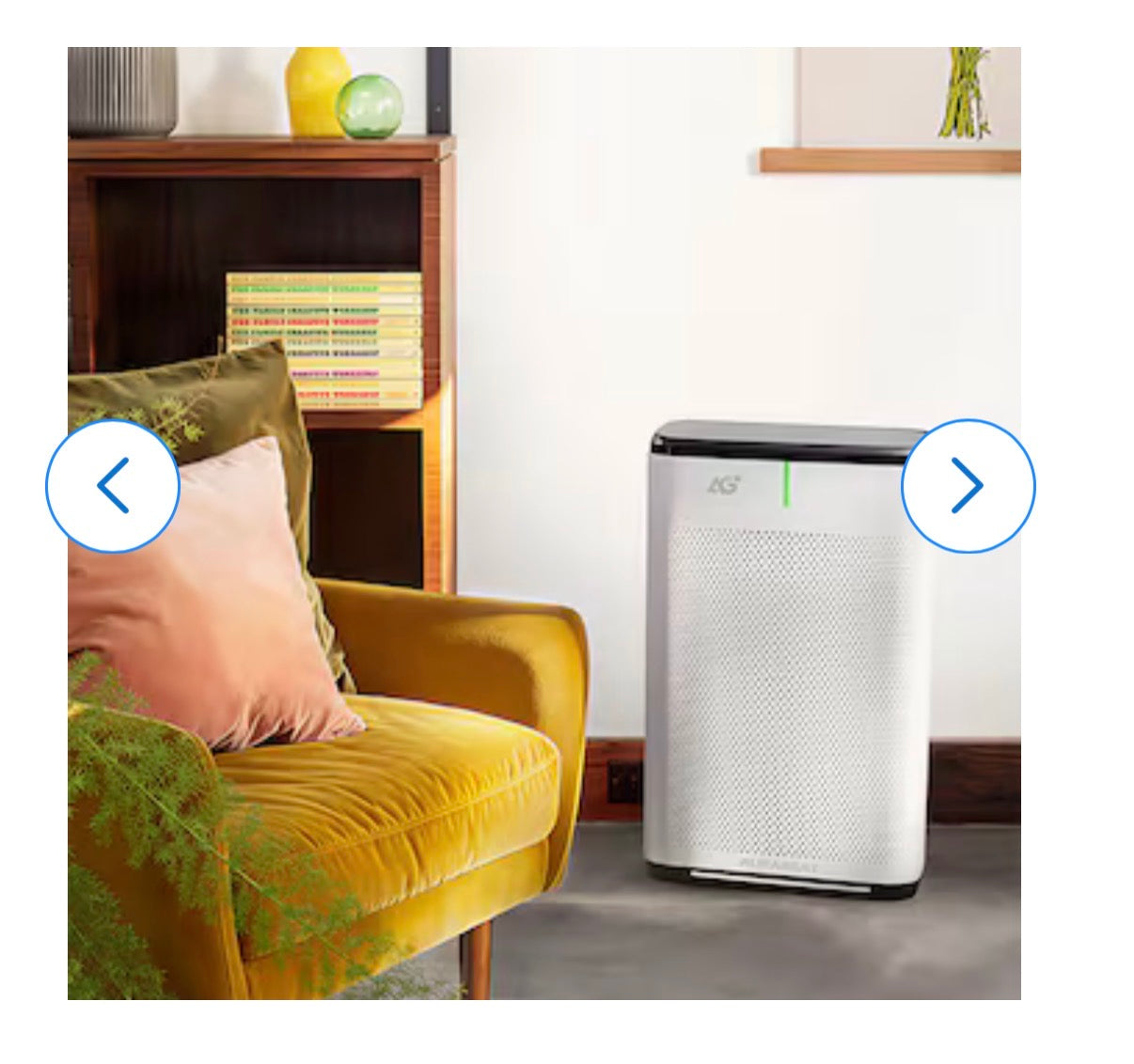 Brondell Aurabeat 3 Speed White HEPA Air Purifier