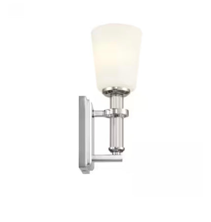 Kichler Rosalind 5 in 1 Light Polished Nickel Traditional Bathroom Vanity Light