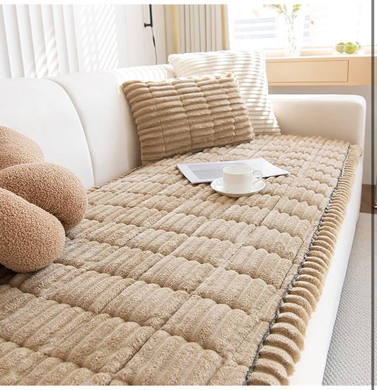 Couch Cover for Dogs, Washable Non Slip Sofa Protector for Pets Soft Furniture Cover for Leather & Fabric Couches, Cozy Protect Against Fur, Dirt & Messes, Pet Friendly Khaki 28 Inch X 60 Inch  (New in Box)