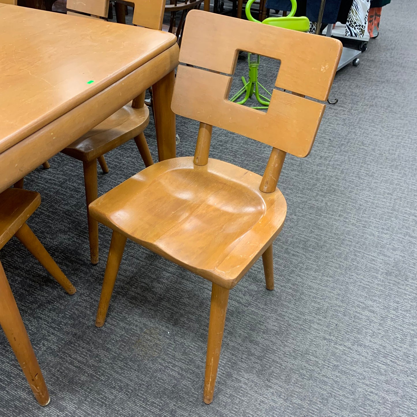 Temple & Stuart Mid-Century Dining Table and 5 Chairs