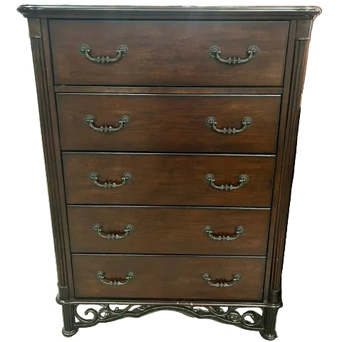 Solid Wood Cherry Chest of Drawers