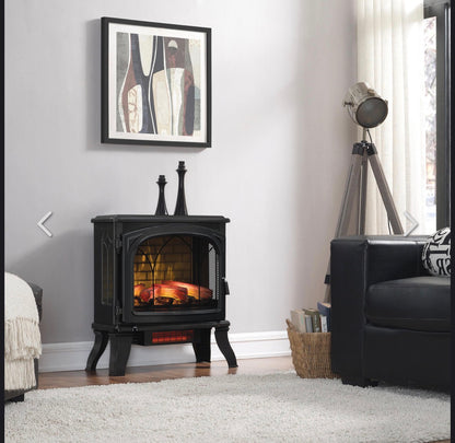 Duraflame Electric infrared Fireplace Stove Heater with 3D Flame Effect