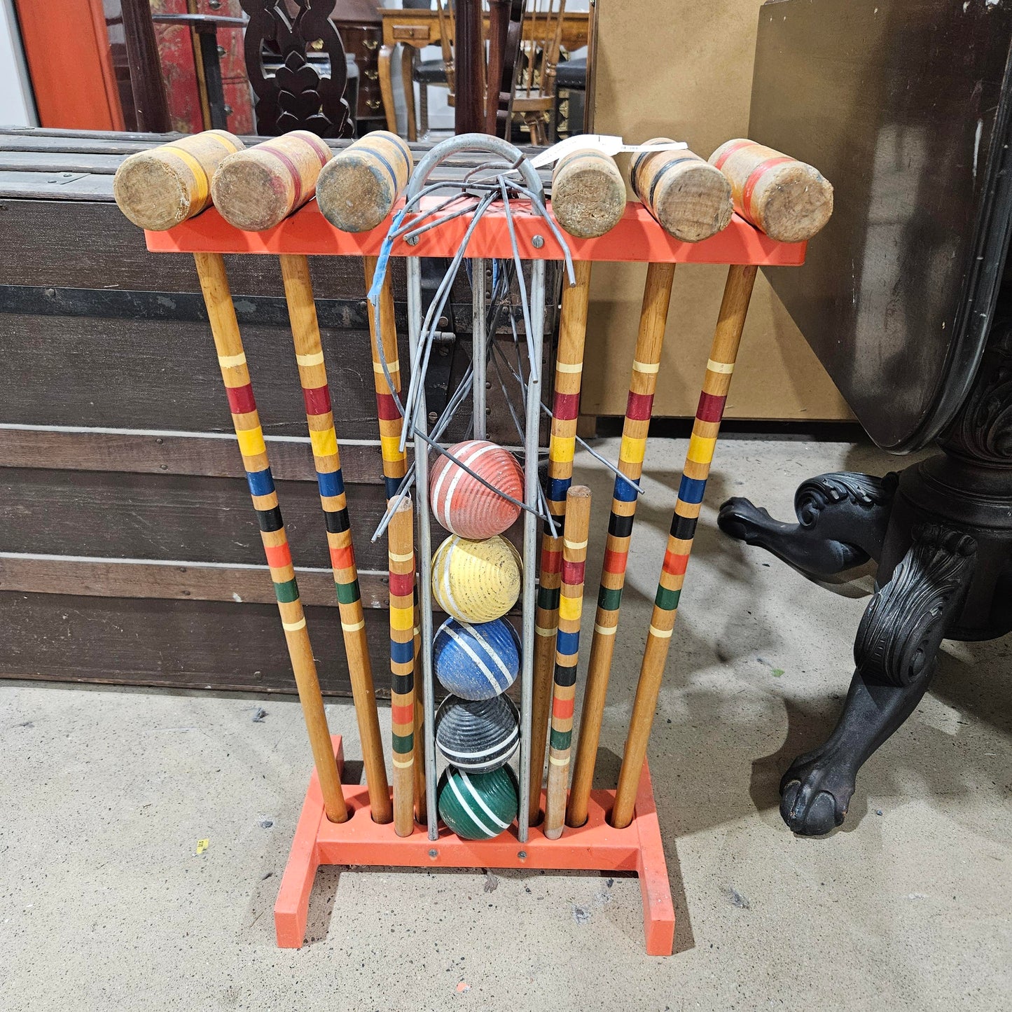 Vintage Croquet Set