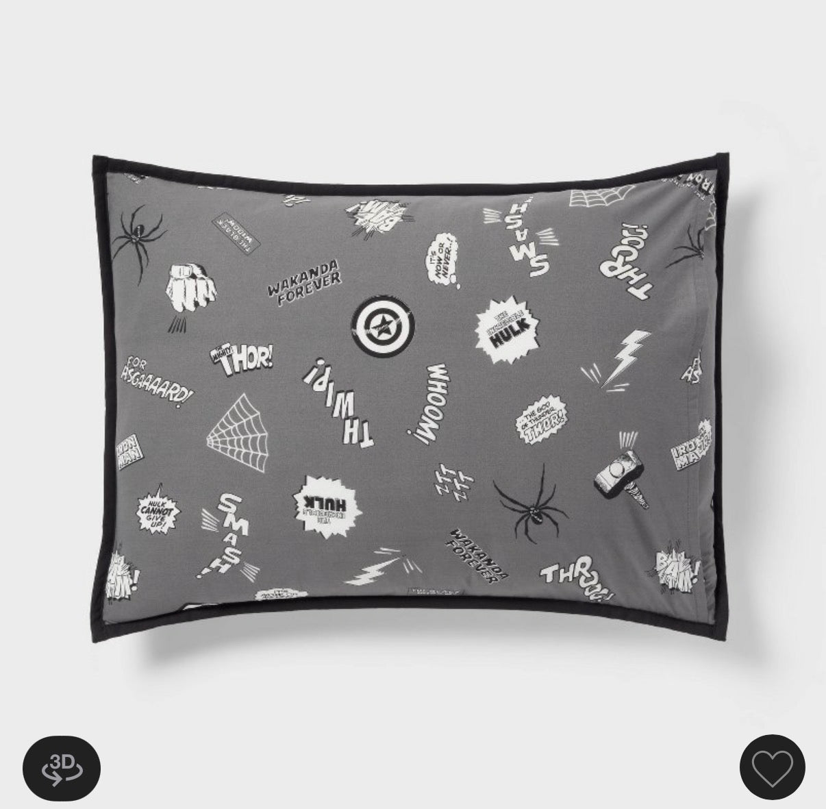 PILLOWFORT Marvel Characters Kids' Quilt The Marvel Collection - Full/Queen