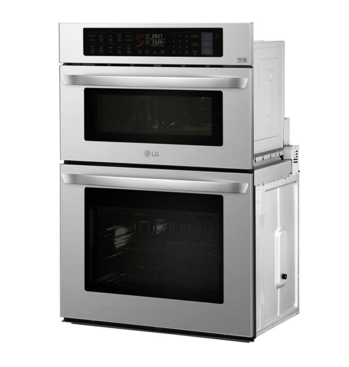 30 Inch Self Cleaning Microwave Wall Oven Combo (Stainless Steel) (New)