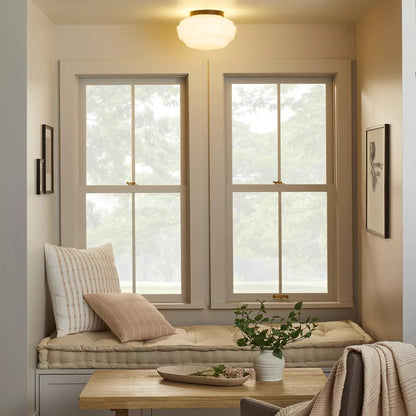 New Milk Glass Flush Mount Celling Light - Hearth & Hand™ with Magnolia