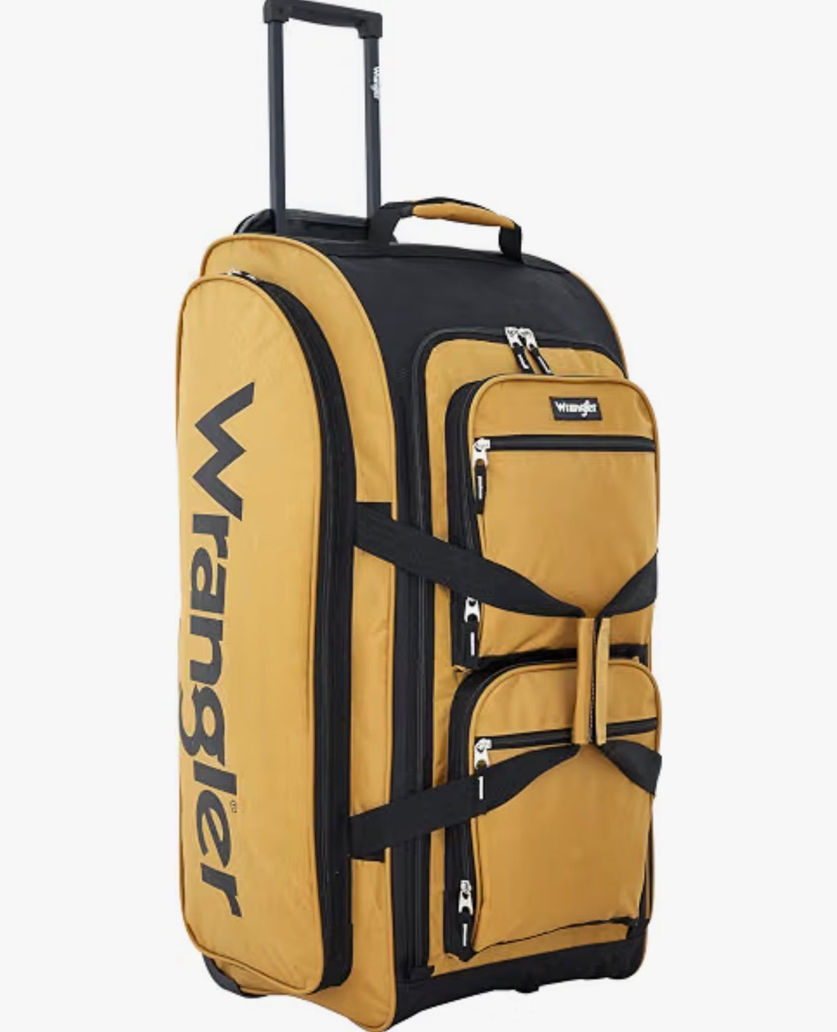Wrangler Wesley Rolling Duffel Bag, Large 30 Inch (Ambergold) (New in Package)