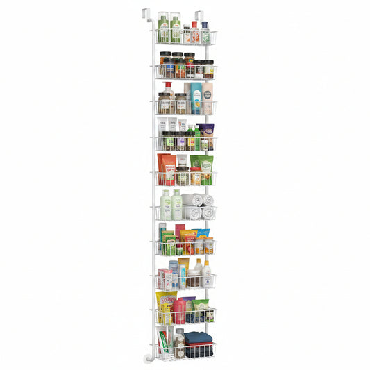(New) 12-Tier Over the Door Pantry Organizer