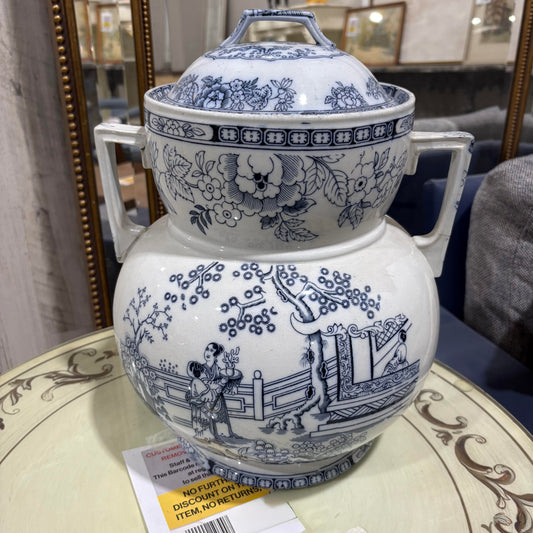 Vintage Chinoiserie Lidded Jar