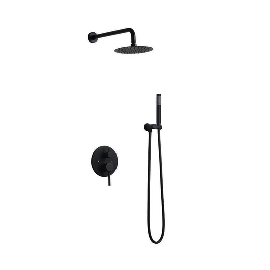 Ratel Matte Black Wall-Mounted Shower System