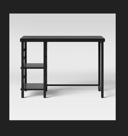Adjustable Storage Desk (Black) (New in Box) (Assembly Required)