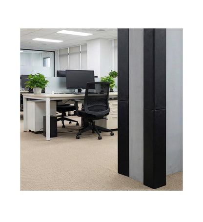 6 Ft. Wall Corner Guards and Edge Protector Heavy Duty Protective Safety Padding Waterproof 2 Sides Corner Pad 2 Inch Thick High Density Protective Pads Durable Wall Corner Pads for Playroom (Black) (New in Box)