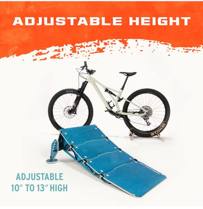 Ninja MTB Jump Ramp, Turbo Kicker Portable Jump Ramp, 4 Panel Ramp for All Ages, Ideal for MTB Bikes, BMX Bikes, One Wheels, Scooters, Skateboards, and RC Cars (New in Box)
