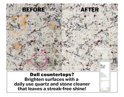 MORE Stone & Quartz All Purpose Cleaner + Protector Refill for Natural Stone and Tile Surfaces, Household Cleaning Peppermint & Thyme (1 Gallon)