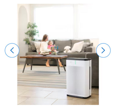 Brondell Aurabeat 3 Speed White HEPA Air Purifier
