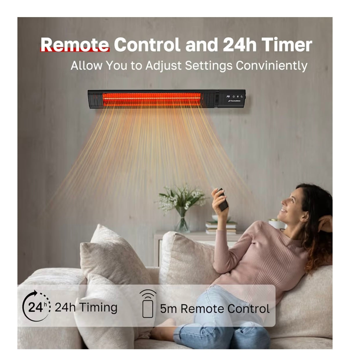 ThermoMate Infrared Patio Heater for Outdoor