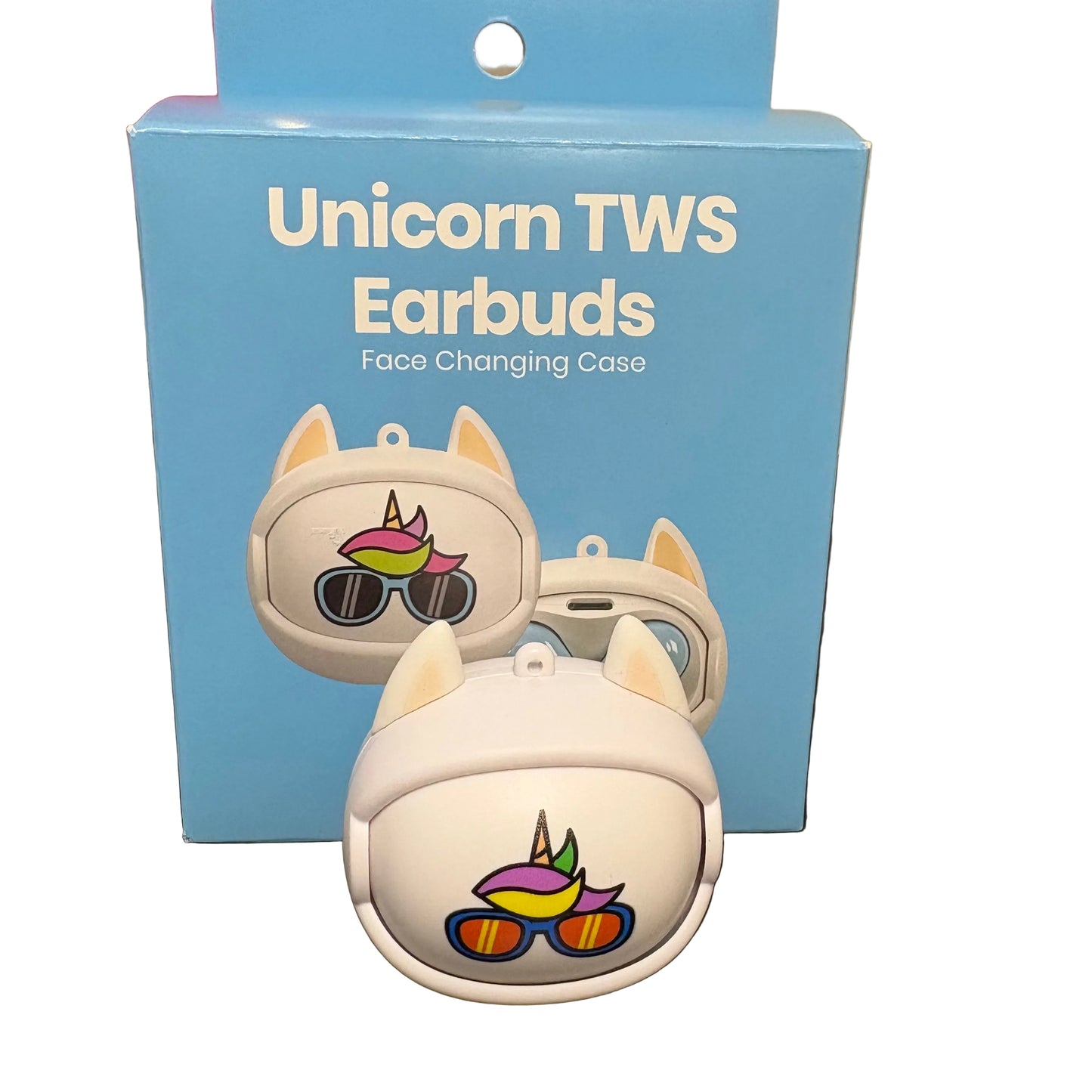 Unicorn Face Changing Earbuds