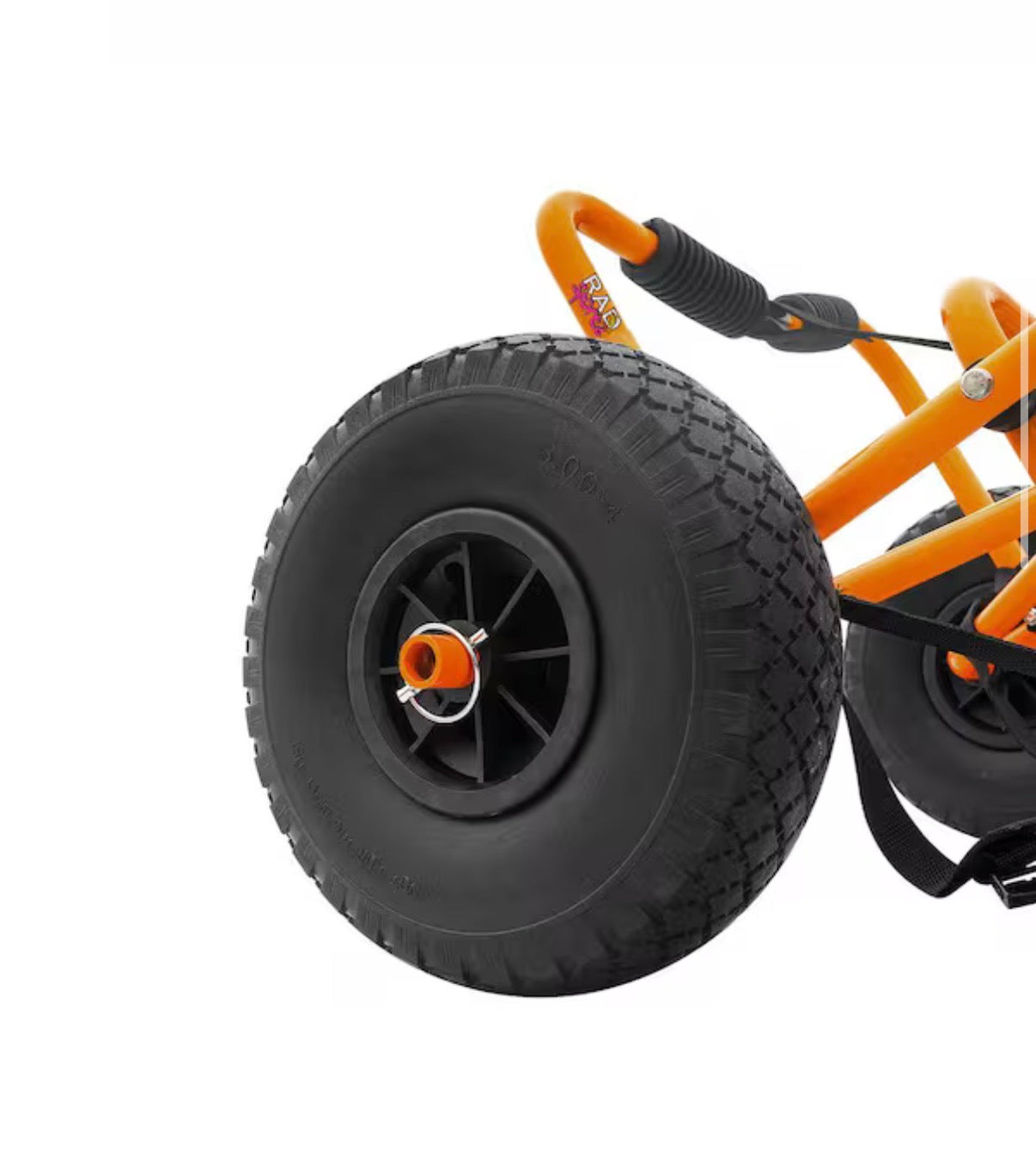 Premium Aluminum Kayak Cart with Airless Tires (Orange) (New in Box)