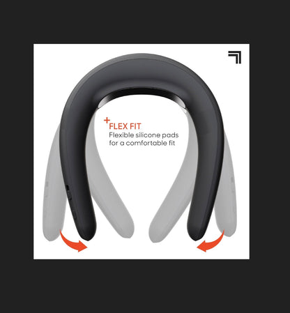 Sharper Image Cordless Cool and Heat Neckwear Device (Black) (New in Box)