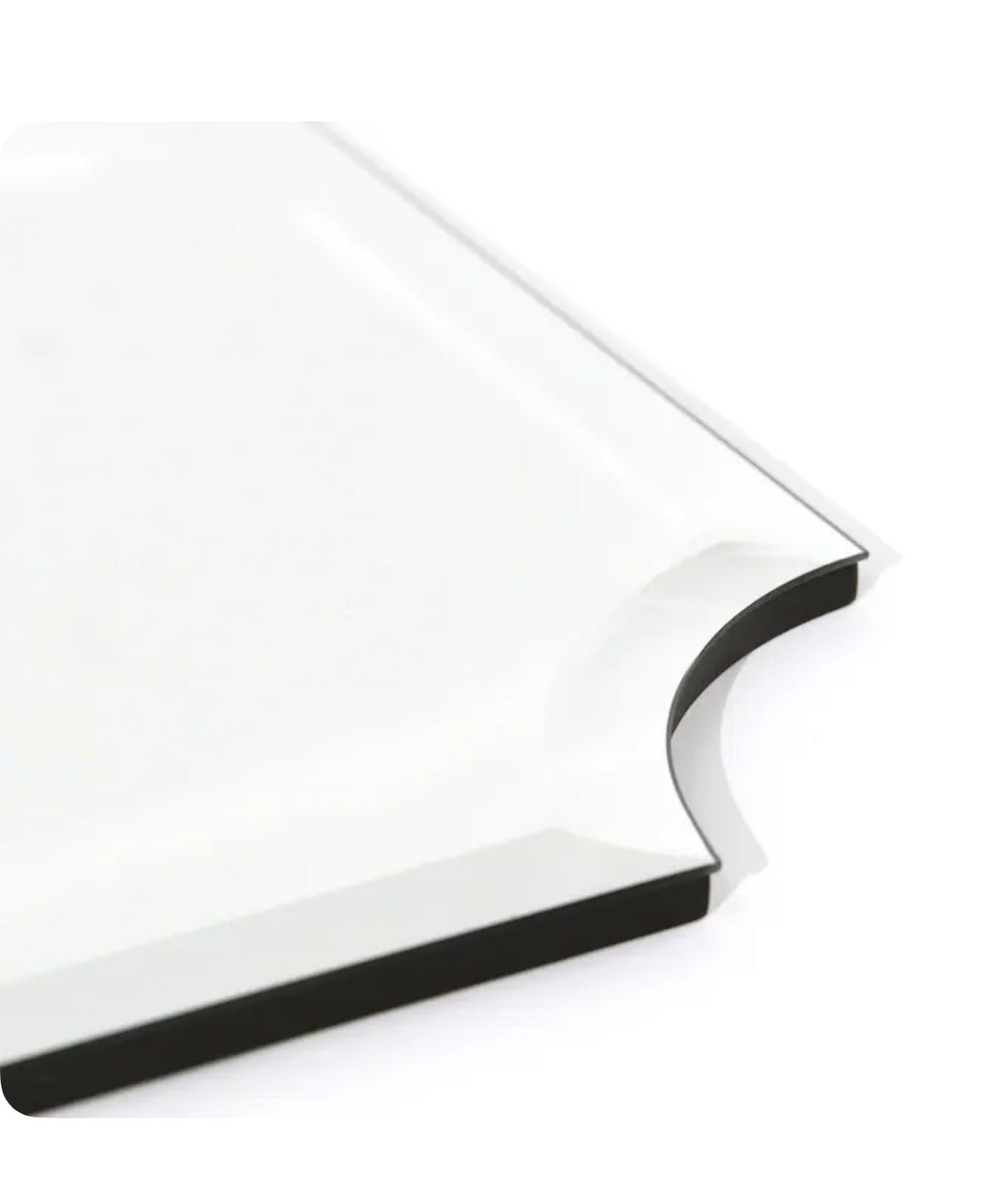 Wall Mirror 24 Inch W X 36 Inch Height Rectangle Clear Beveled Frameless Wall Mirror (New in Box)
