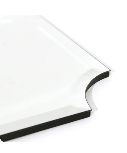 Wall Mirror 24 Inch W X 36 Inch Height Rectangle Clear Beveled Frameless Wall Mirror (New in Box)