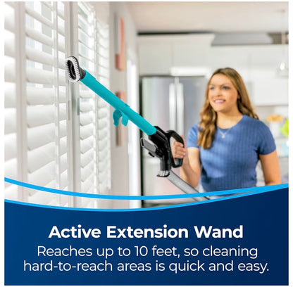 Bissell CleanView Rewind Pet Bagless Vacuum with Automatic Cord Rewind, Active Extension Wand for Hard-to-Reach Areas, Powerful Suction & Multi-Surface Cleaning (Black/Teal) (New in Box)