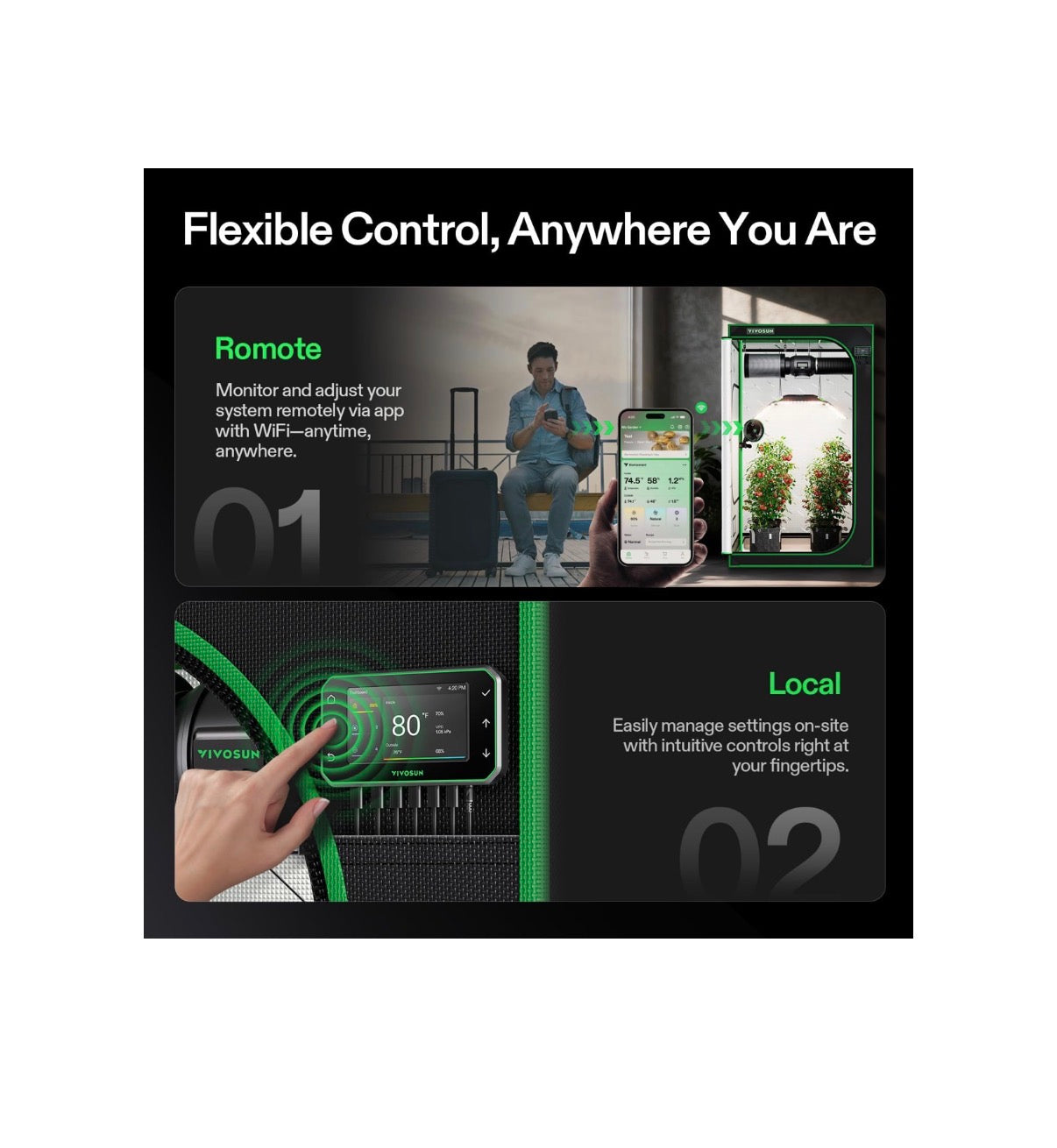VIVOSUN E42A+ Growhub Environmental Controller for Grow, Smart App Control (New in Box)