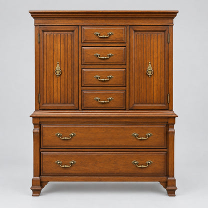 Vintage-Style Wooden Chest