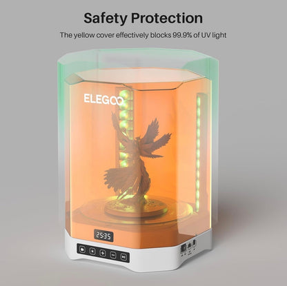 Elegco Mercury Plus V3.0 Wash and cure station 7.5 L large capacity