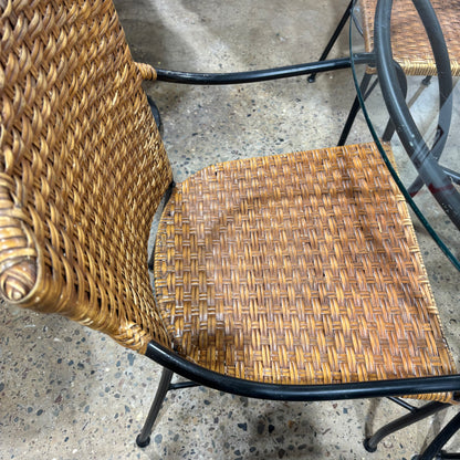 Glass Top Table w/ 4 Chairs