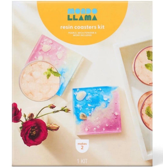 Mondo Llama Resin Coaster Kit