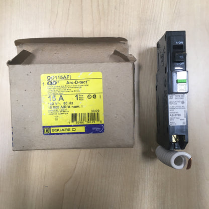 QO 15 Amp Single-Pole Combination Arc Fault Circuit Breaker