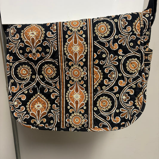 Vera Bradley Vintage "Caffe Latte" Messenger Bag